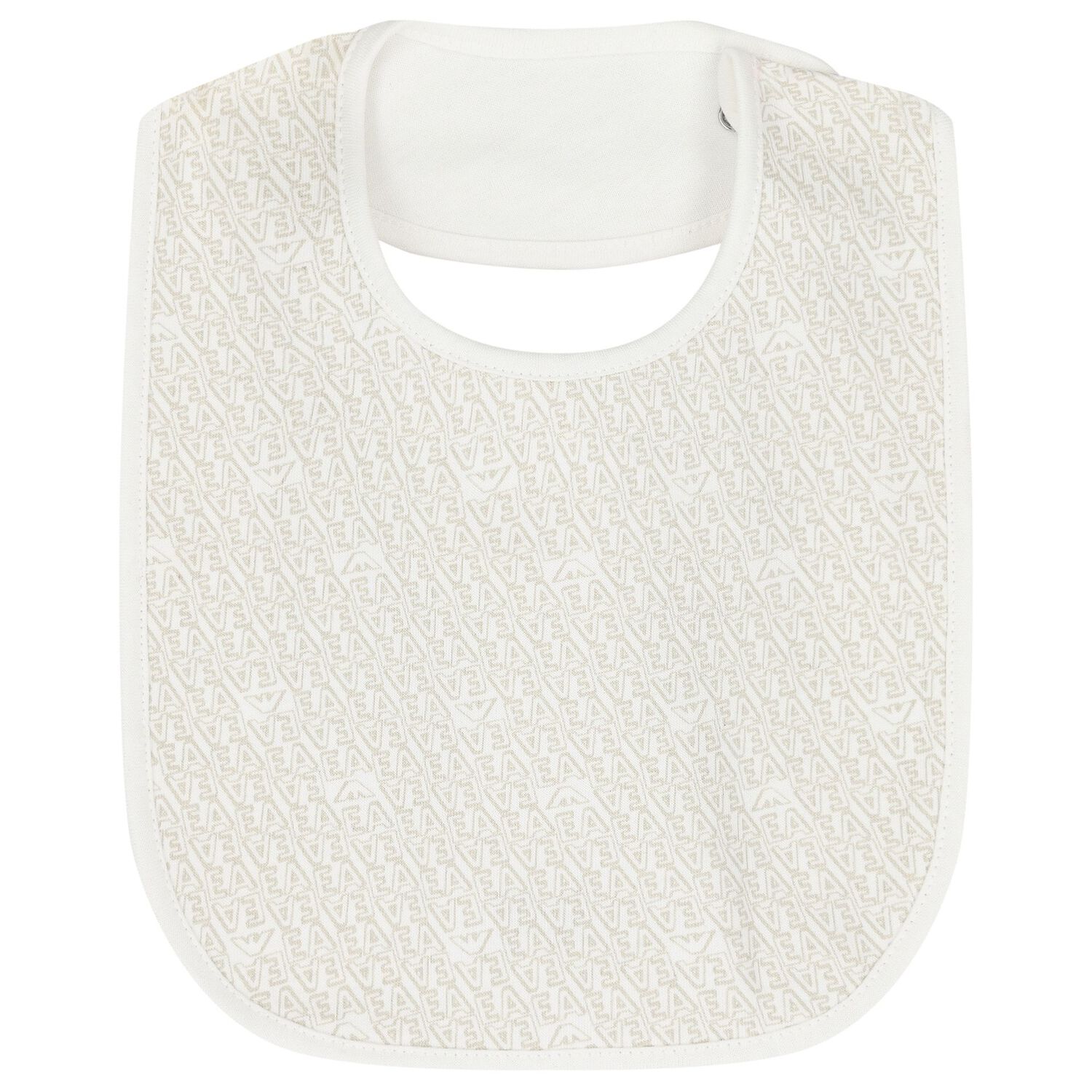 White & Beige Logo Babygrow Set, 5, hi-res