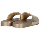 Girls Gold Logo Sliders, 1, hi-res