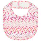 طقم هدايا ملابس اطفال بنقشة دببة متعرجة باللونين الابيض و الوردي للبنات , 1, hi-res