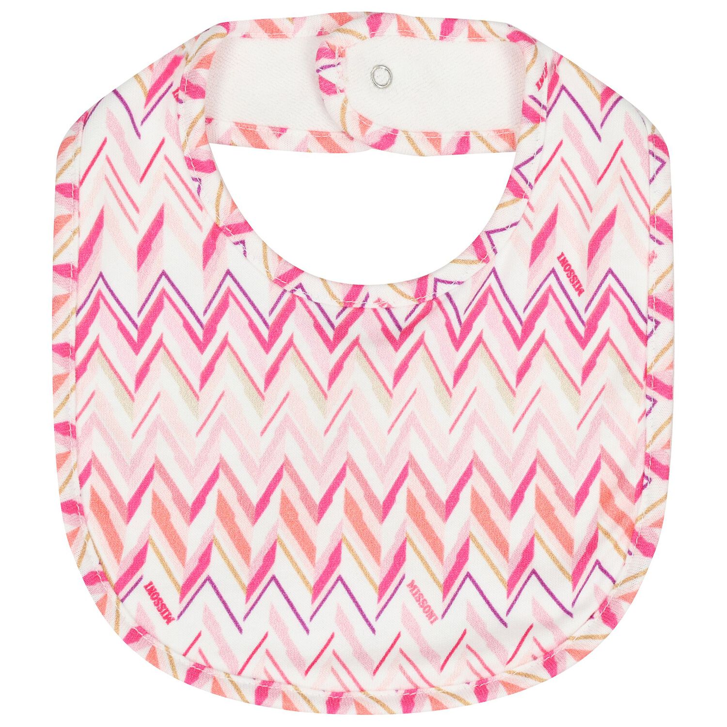 طقم هدايا ملابس اطفال بنقشة دببة متعرجة باللونين الابيض و الوردي للبنات , 1, hi-res