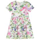 Botanical Print T-Shirt Dress, 1, hi-res
