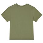 Green Teddy Bear Logo T-Shirt, 6, hi-res