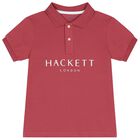 Boys Red Logo Polo Shirt, 4, hi-res