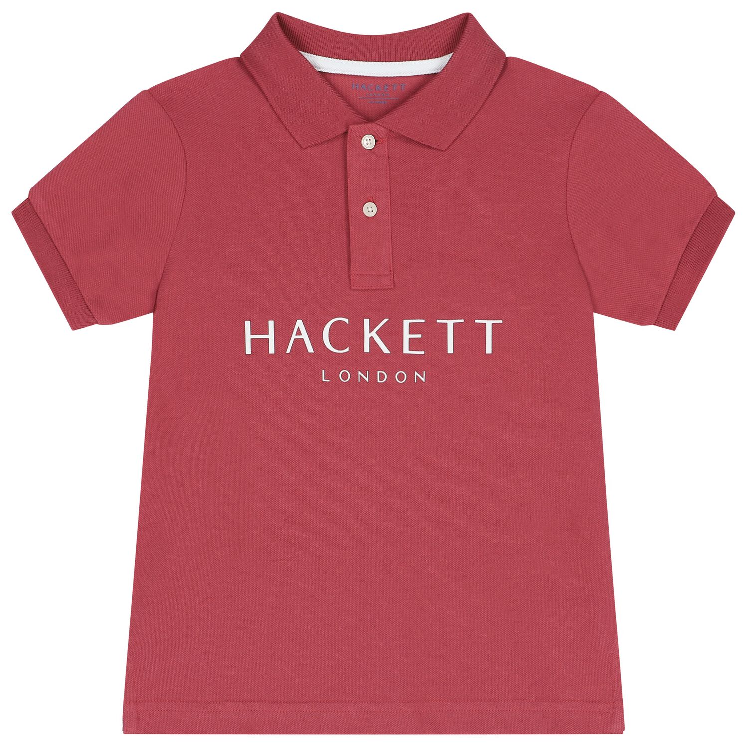 Boys Red Logo Polo Shirt, 4, hi-res