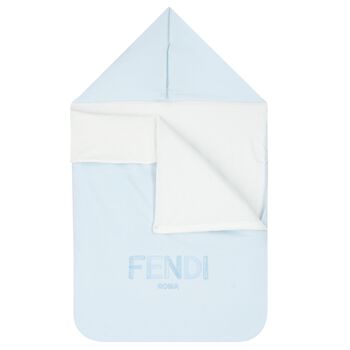 Baby Boys Blue & White Logo Baby Nest