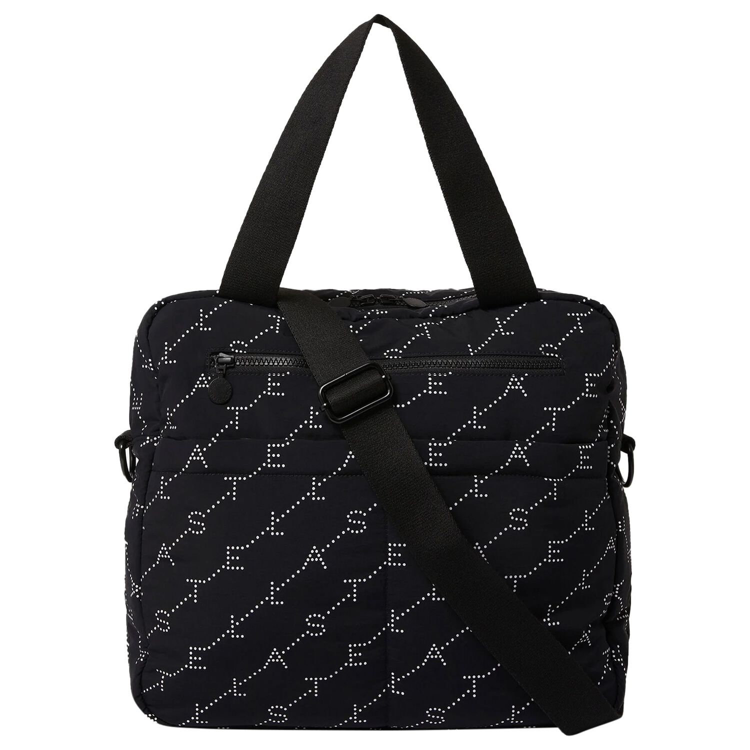 Black Logo Baby Changing Bag, 2, hi-res