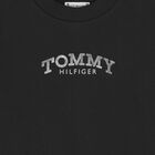 طقم ليجينز بنات بالشعار باللون الاسود , 1, hi-res