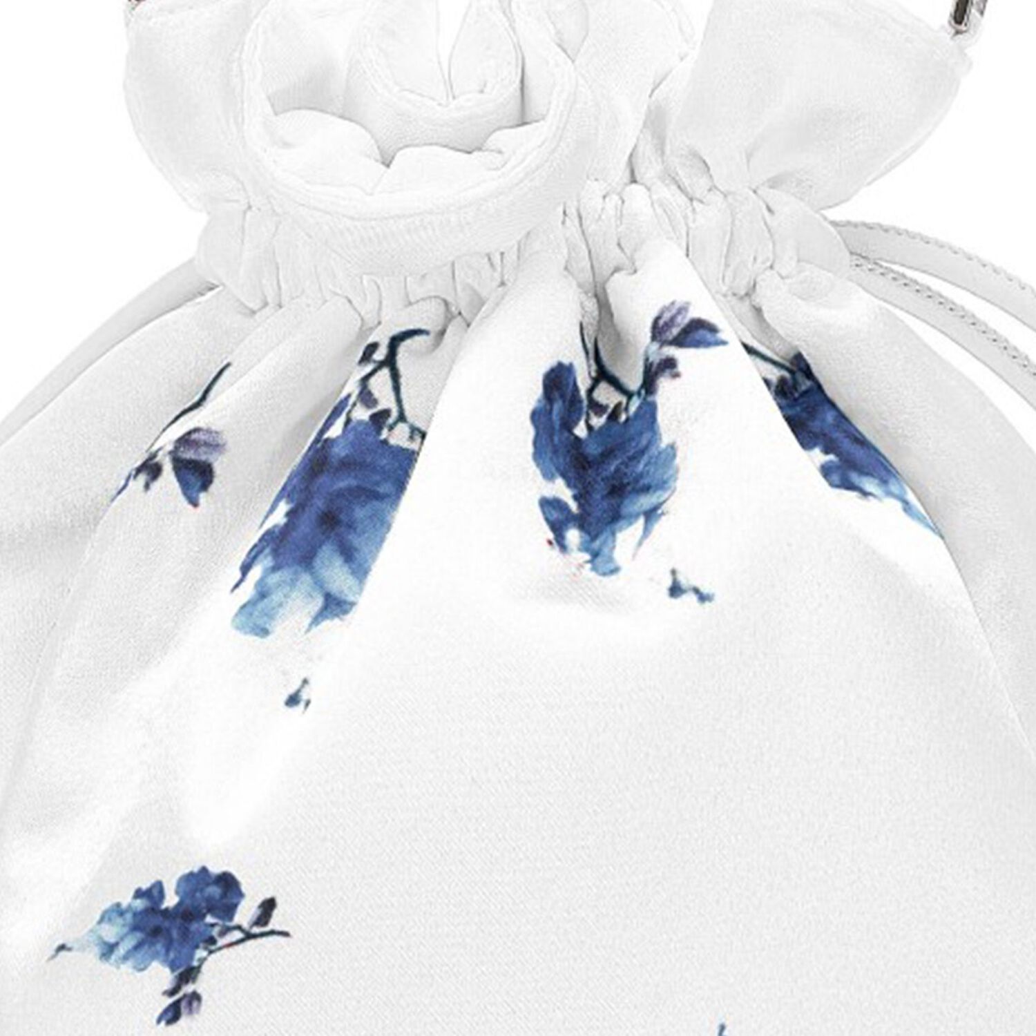 Girls Ivory Floral Satin Bag, 2, hi-res