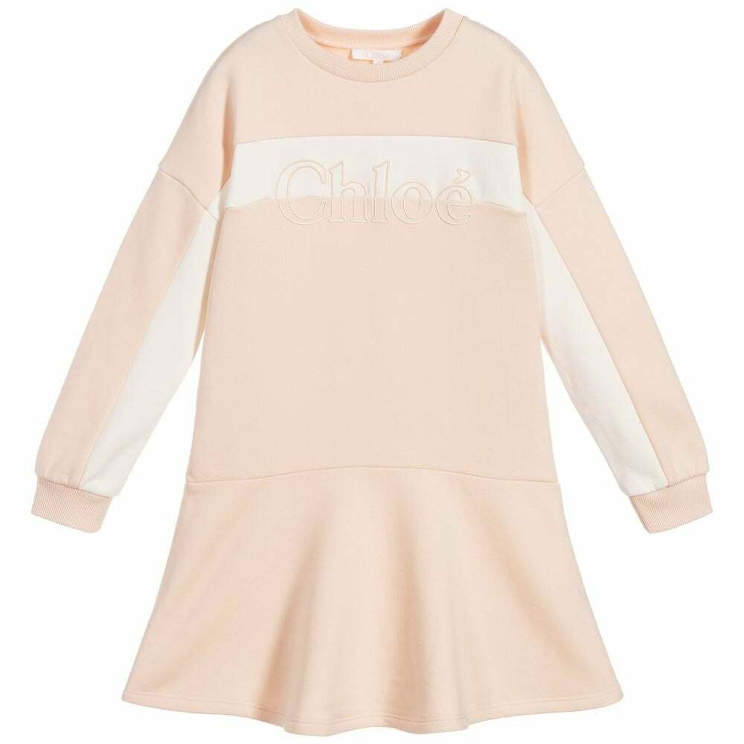 فستان بالشعار باللون الزهرى للبنات, 1, hi-res image number null