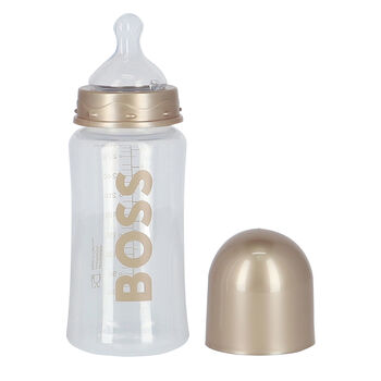 Gold Baby Bottles & Dummy Sets