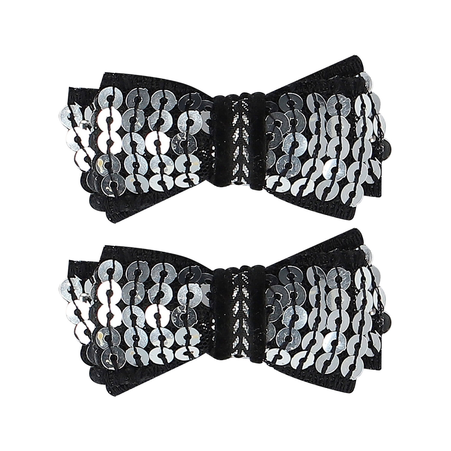 حذاء جلد بالشعار باللون اللون الأسود للبنات, 1, hi-res