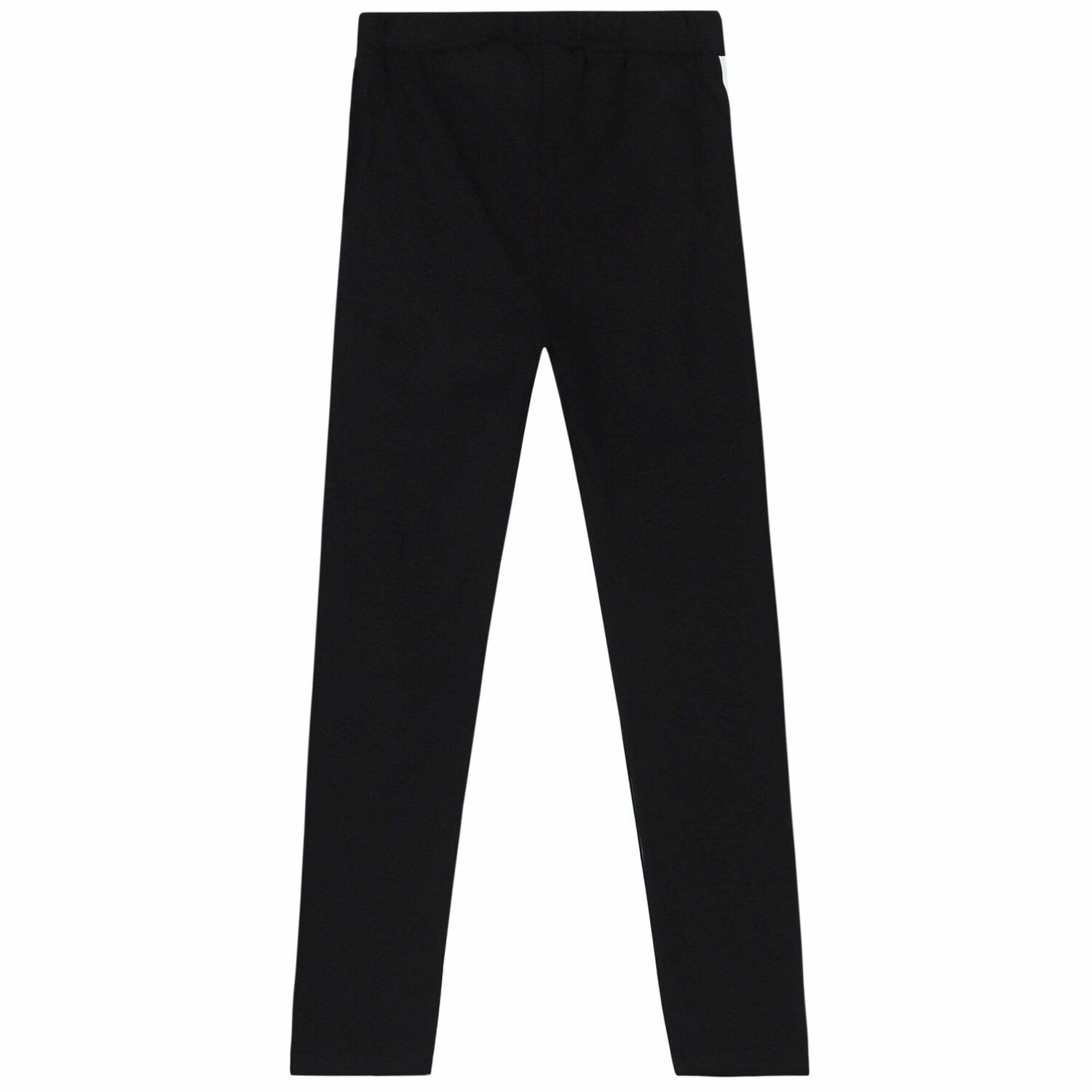 Girls Black Logo Leggings, 1, hi-res image number null