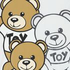 تيشيرت بشعار تيدى باللون الأبيض, 2, hi-res