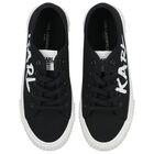 حذاء رياضي بالشعار باللونين الاسود و الابيض للاولاد, 1, hi-res