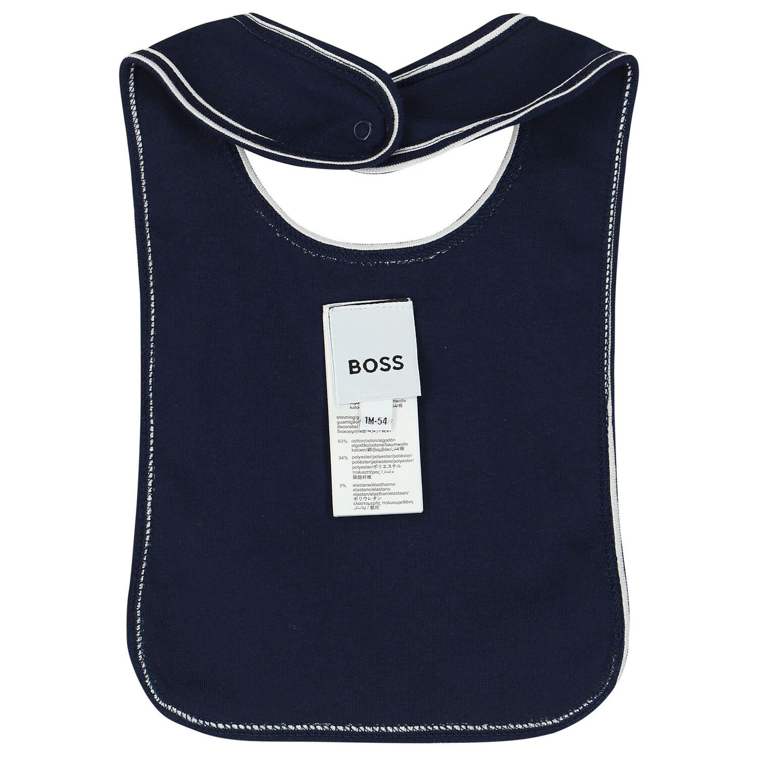 Baby Boys Navy Blue & White Striped Babygrow Gift Set, 1, hi-res