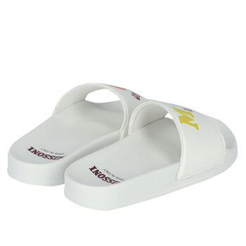 Girls White Logo Sliders