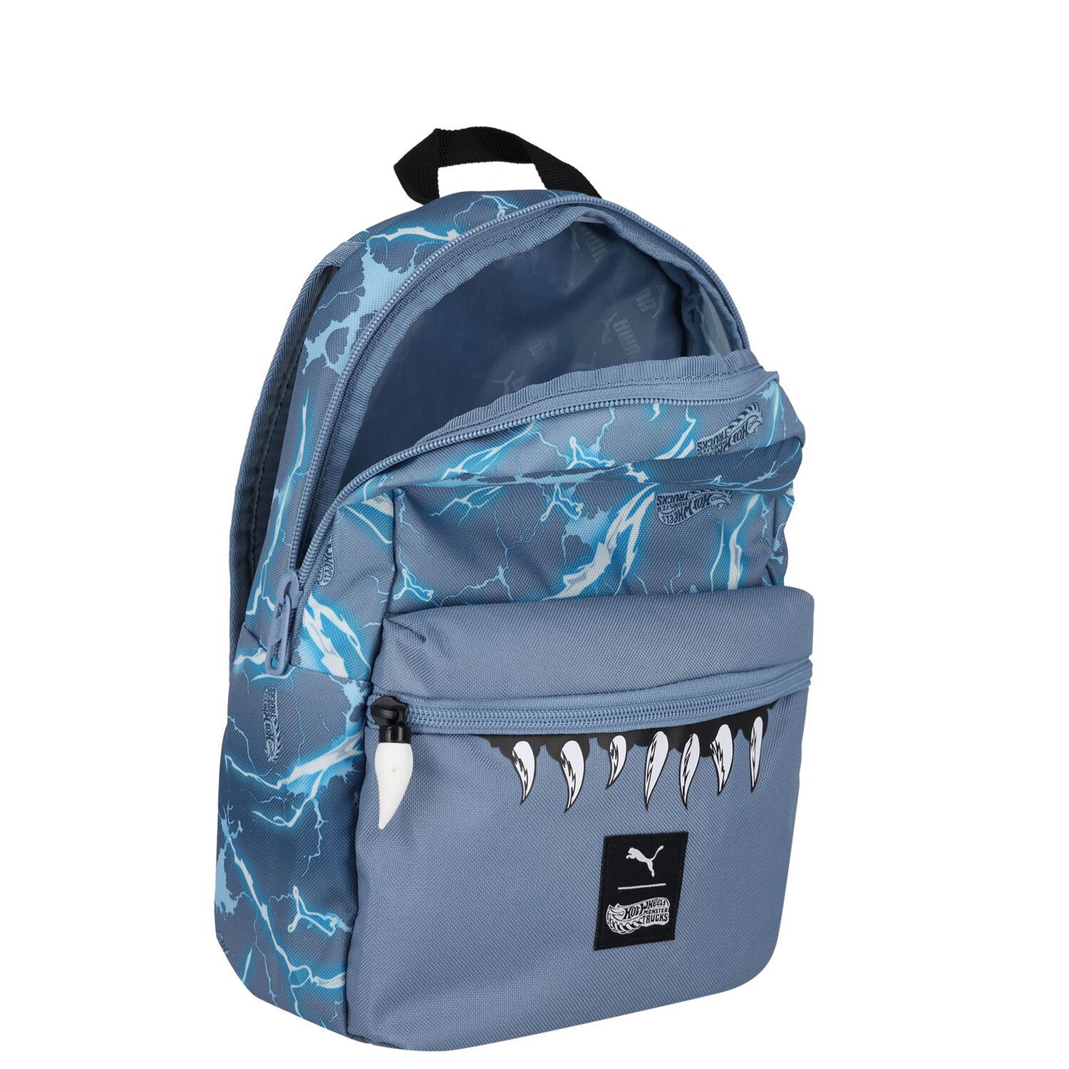 Boys Blue Hot Wheels Backpack, 1, hi-res