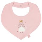 Baby Girls Pink & Beige Waterproof Bib Set ( 2-Pack ), 1, hi-res