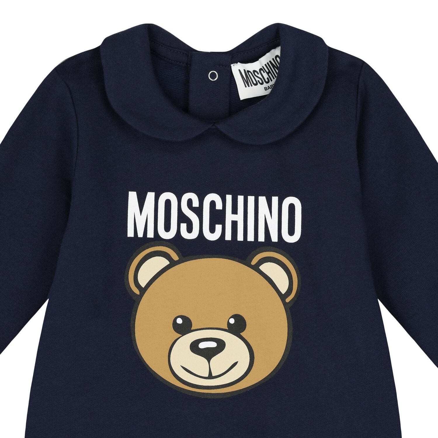 Navy Blue Teddy Bear Logo Babygrow Gift Set, 2, hi-res