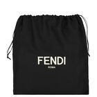 Beige Logo Leather Baby Changing Bag, 1, hi-res