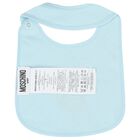 Blue Teddy Bear Logo Hat & Bib Gift Set, 4, hi-res