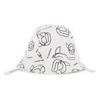 Baby Boys White Logo Reversible Logo Hat, 1, hi-res