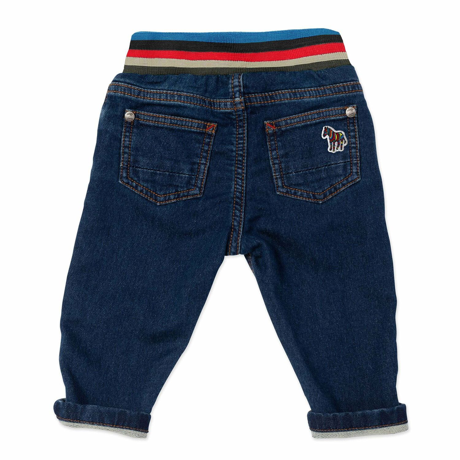 Younger Boys Blue Denim Jeans, 1, hi-res