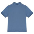 Boys Blue Polo Shirt, 5, hi-res
