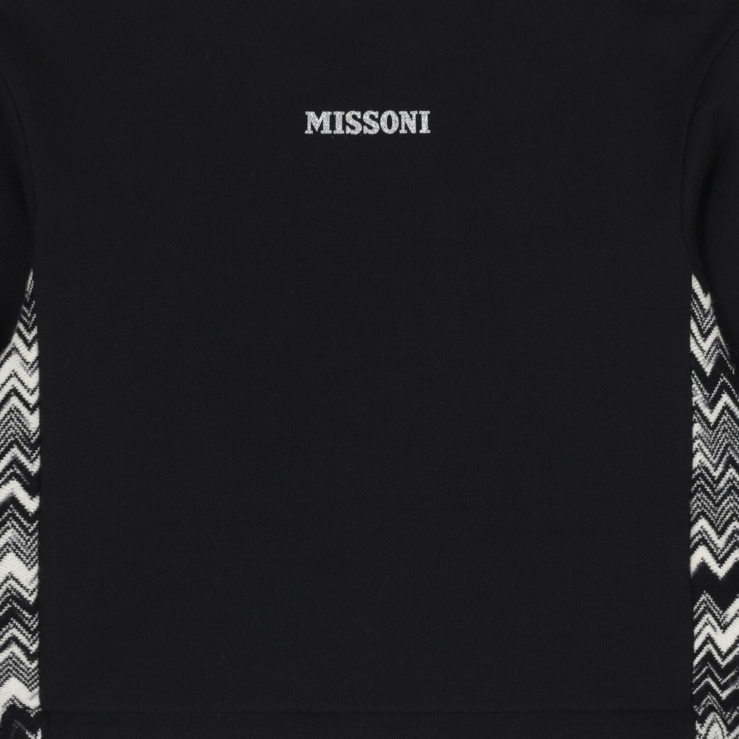 Girls Black Logo Sweatshirt, 1, hi-res