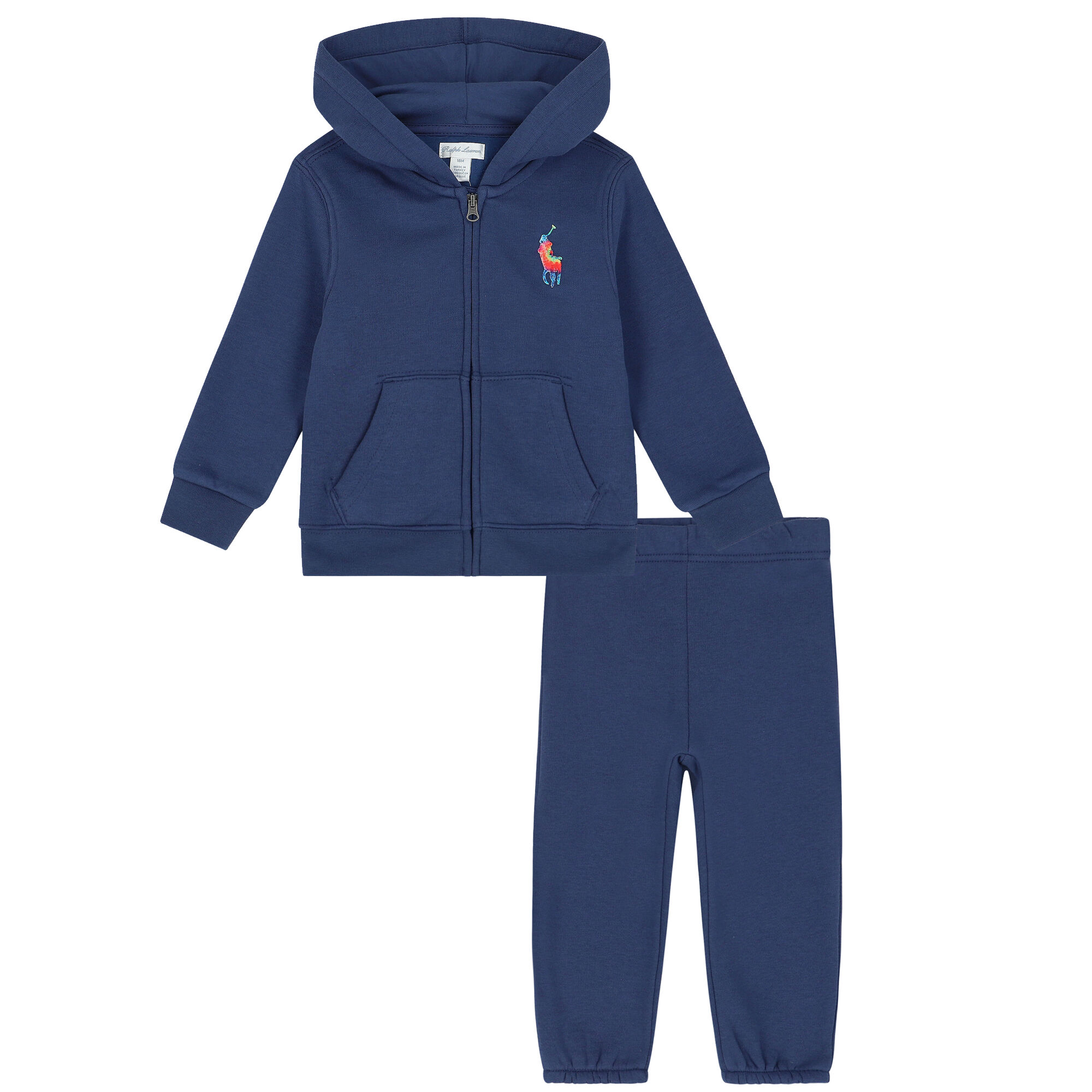 Ralph Lauren Younger Boys Navy Logo Tracksuit Junior Couture UAE
