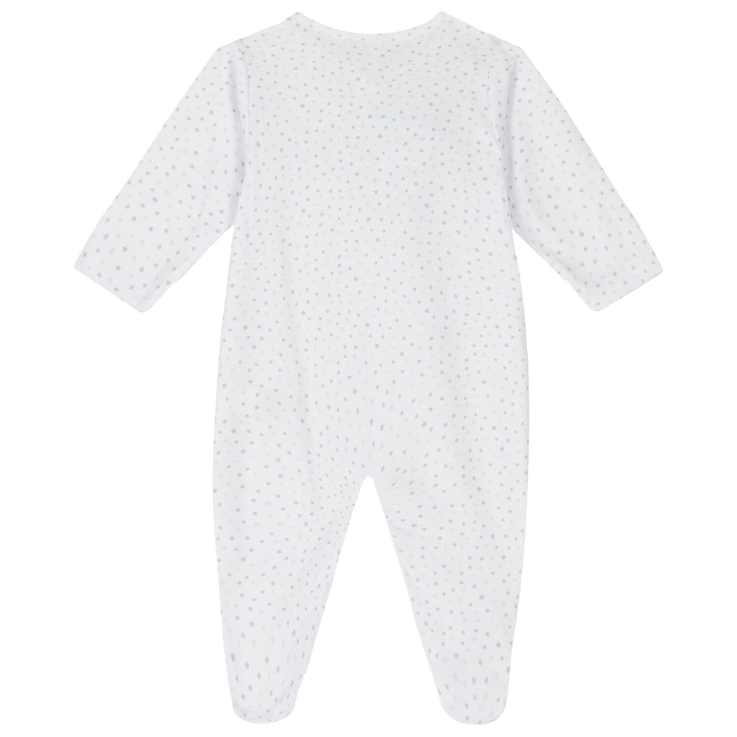 Grey & White Cotton Baby Sheep Babygrow, 1, hi-res image number null