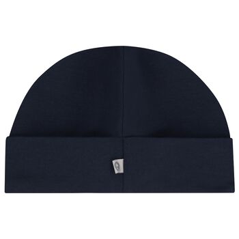 Baby Boys Navy Blue Logo Hat