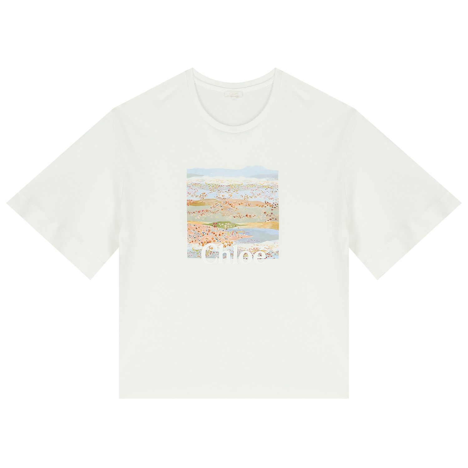 Girls Ivory Logo T-Shirt, 1, hi-res image number null