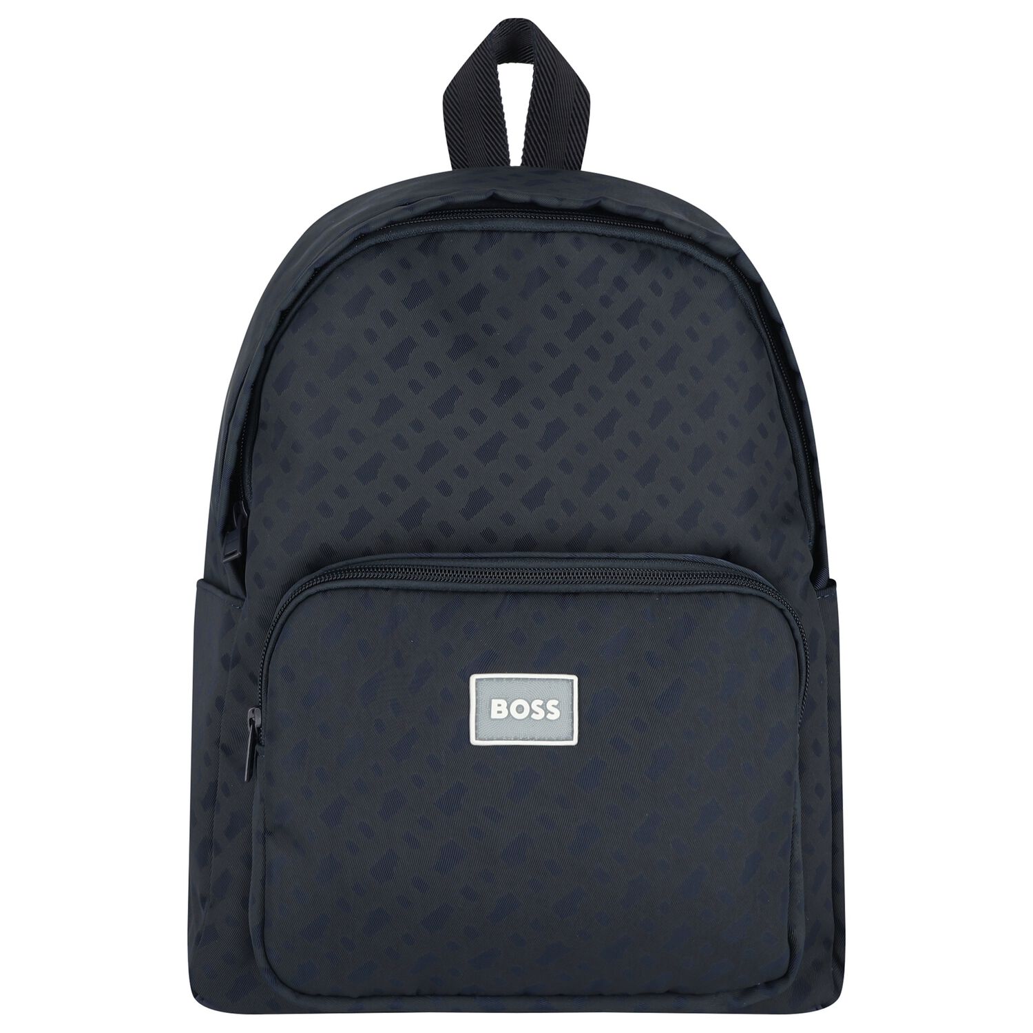 Navy Blue Logo Backpack, 1, hi-res