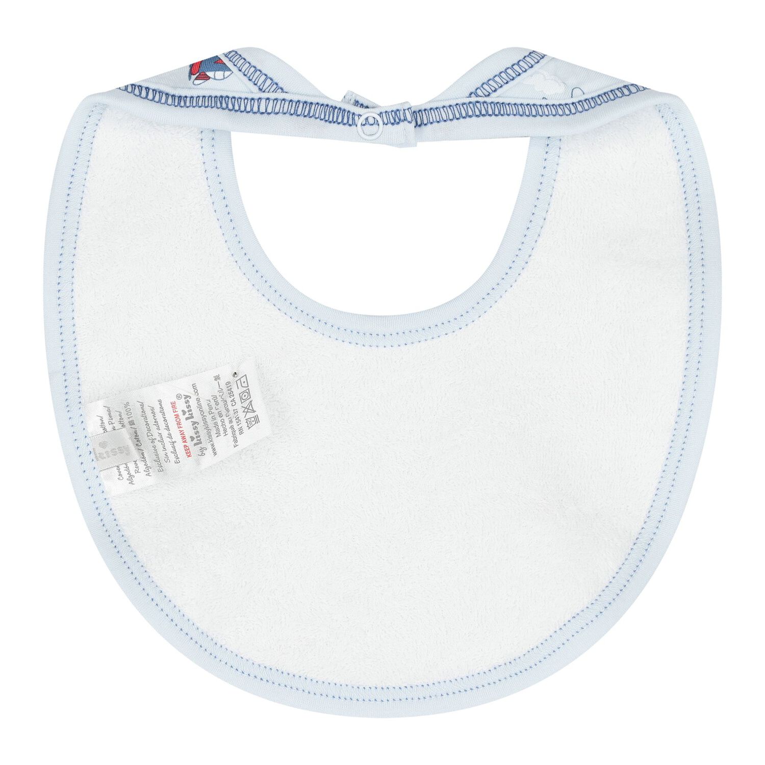 Baby Boys Blue Sky-High Planes Bib, 1, hi-res image number null
