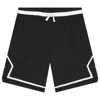 Nike Kids Boys Black & White Jordan Logo Shorts, 2 Boys Black & White Jordan Logo Shorts