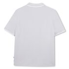 Boys Mini Me Blue Logo Polo Shirt, 8, hi-res