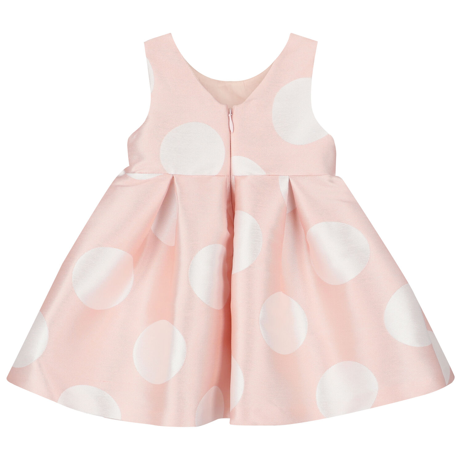 Younger Girls Polka Dots Pink Dress, 1, hi-res image number null