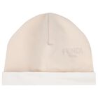 Beige & White Logo Babygrow Gift Set, 1, hi-res