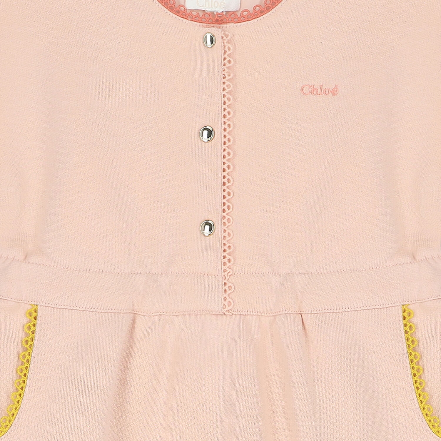 فستان بالشعار باللون الوردي, 1, hi-res