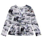 بلوزة بأكمام طويلة للبنات, 1, hi-res