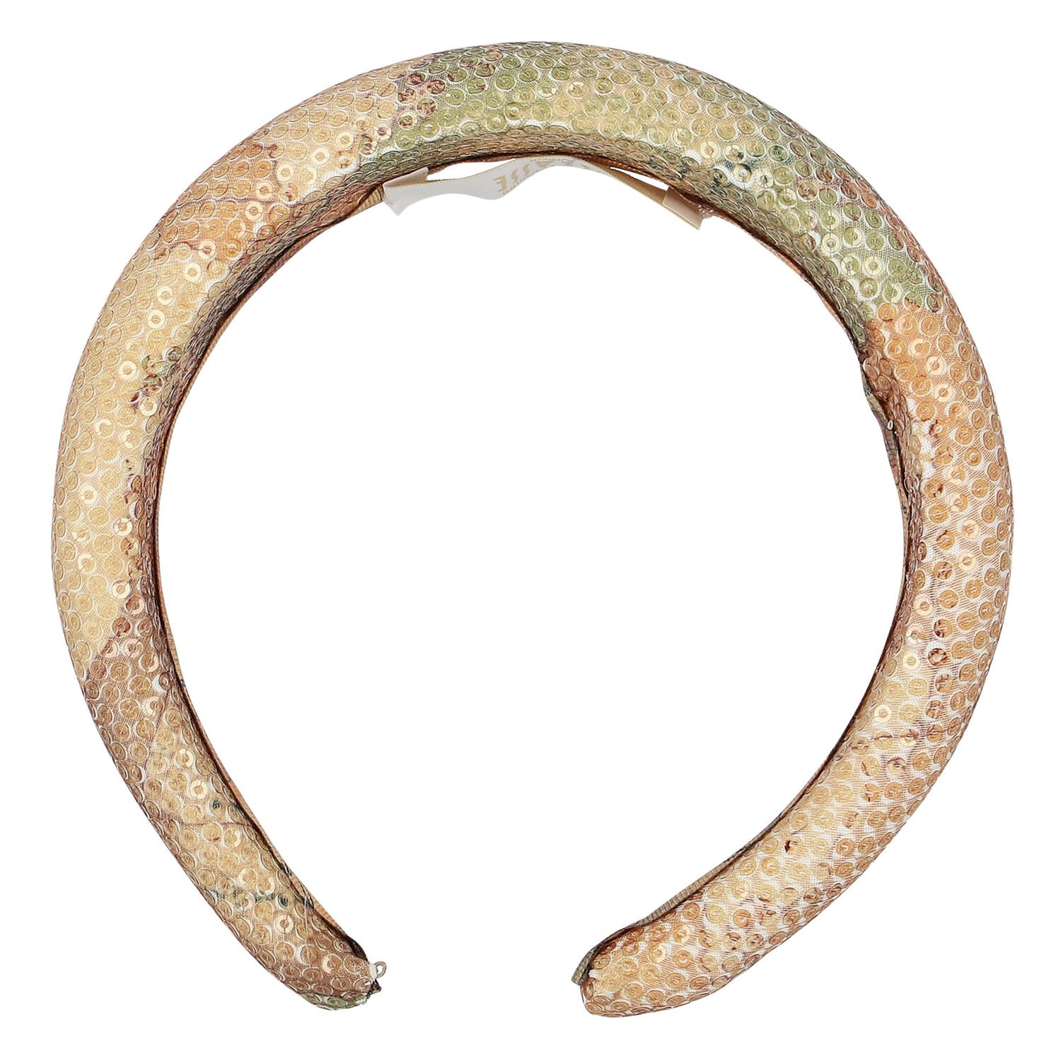 طوق شعر بنات بطبعة خريطة باللون البيج , 1, hi-res