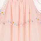 Girls Pink Star & Layered Tulle Dress, 1, hi-res