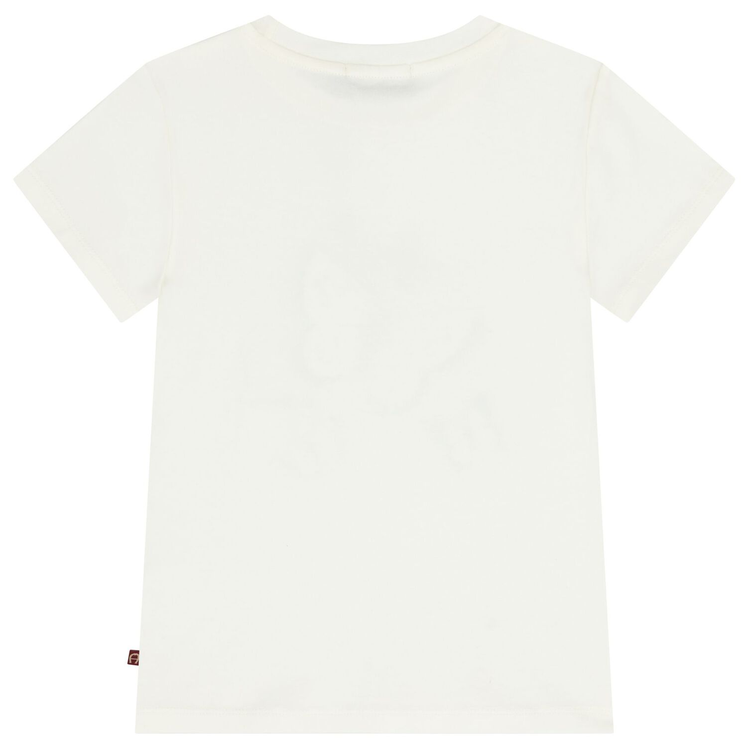 Girls Ivory Butterflies Logo T-Shirt, 1, hi-res