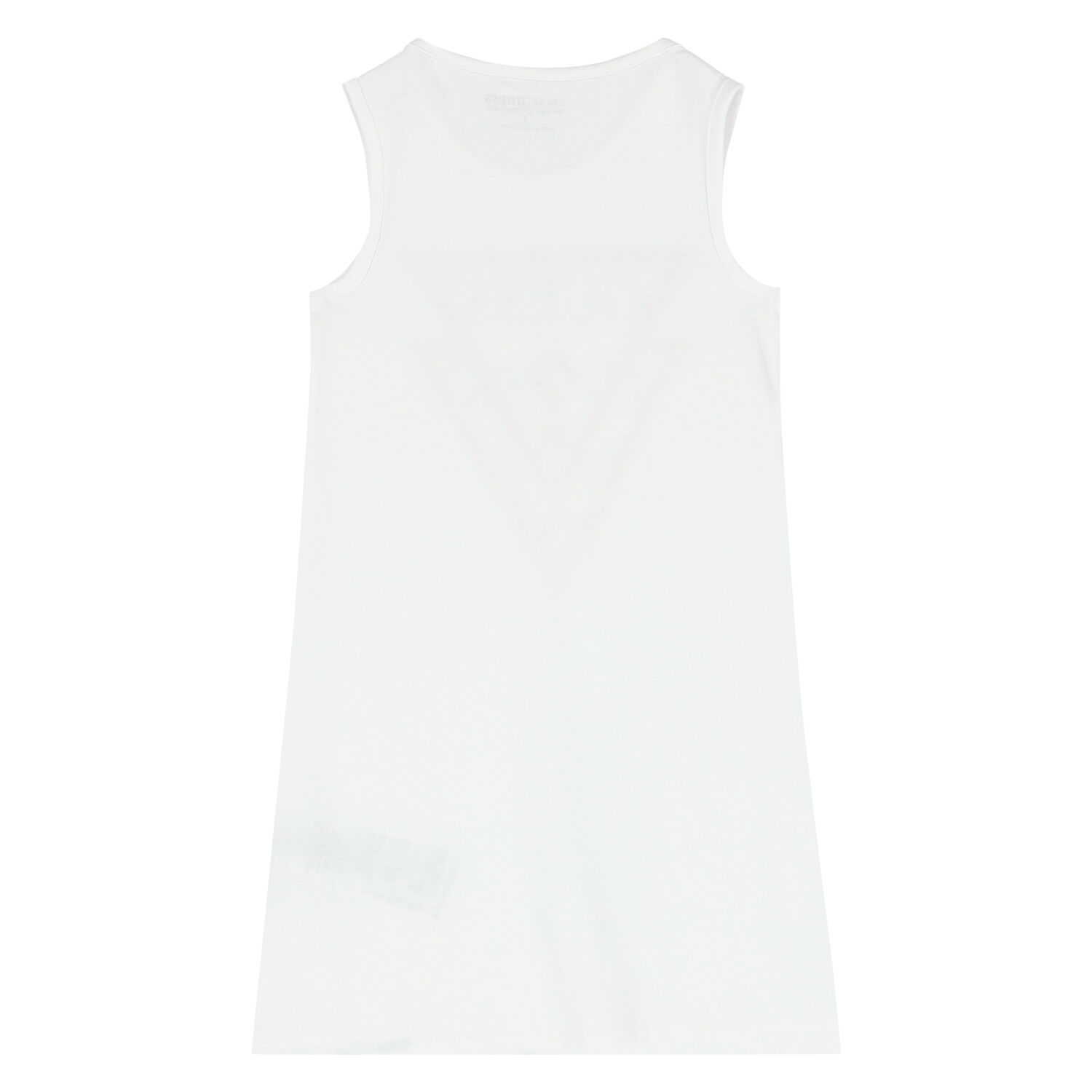 Girls White Logo Dress, 1, hi-res image number null