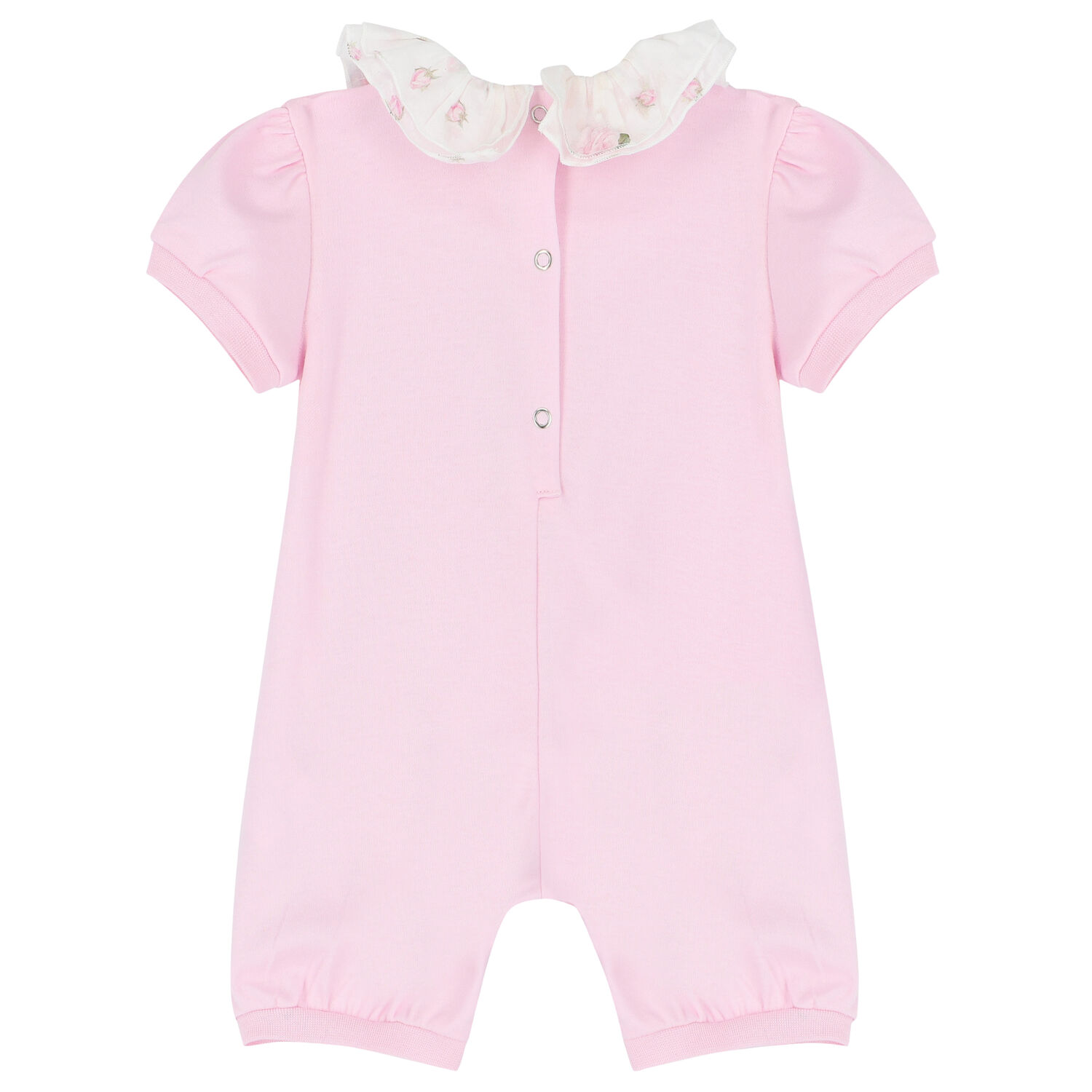 Baby Girls Pink Teddy Bear Romper, 1, hi-res image number null