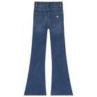 بنطلون جينز أزرق للبنات, 2, hi-res