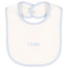 Baby Boys Blue & White Logo Babygrow Gift Set, 3, hi-res