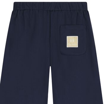 Girls Navy Blue and Gold Trousers