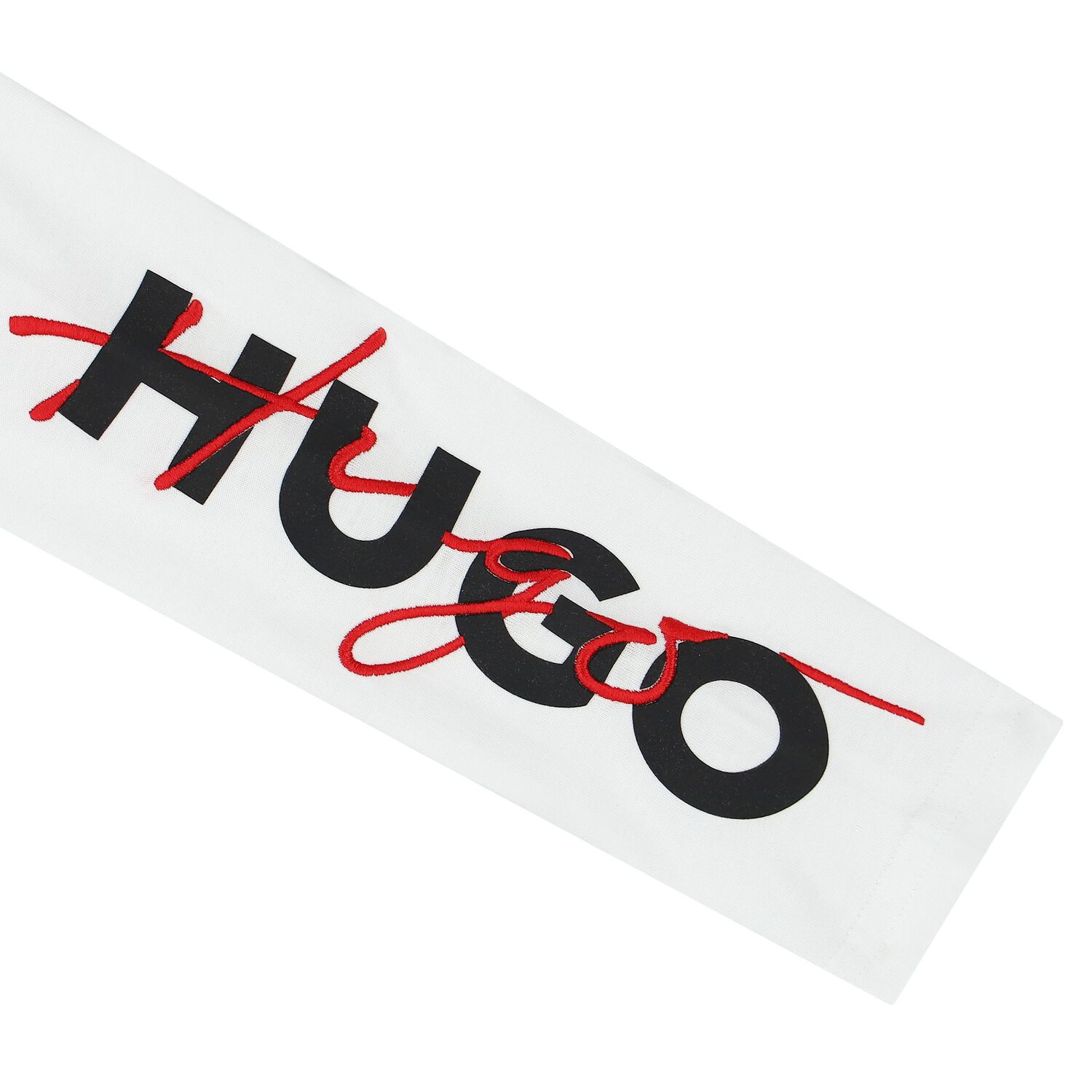 توب أولاد بأكمام بالشعار باللون الأبيض, 1, hi-res image number null